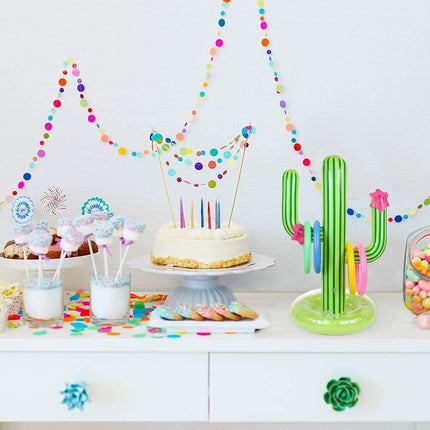 Inflatable Cactus Ring Toss Game Set