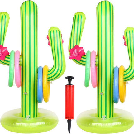 Inflatable Cactus Ring Toss Game Set
