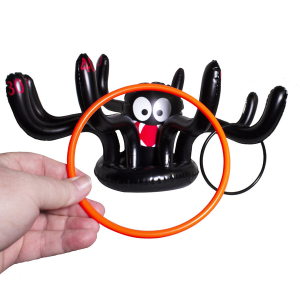 Inflatable Spider Ring Toss Game Set