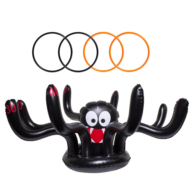 Inflatable Spider Ring Toss Game Set