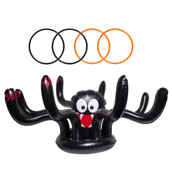 Inflatable Spider Ring Toss Game Set