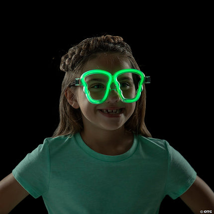 Kids Skull-Shaped Glow Eyeglasses - Pack of 12 Eye Glasses
