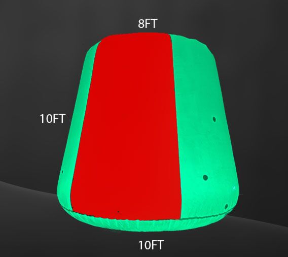 10 ft Interactive Night Golf Tower Target - Red