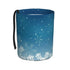 Leakproof Christmas Snowflakes Print Car Trash Can - Hanging Trash Bin