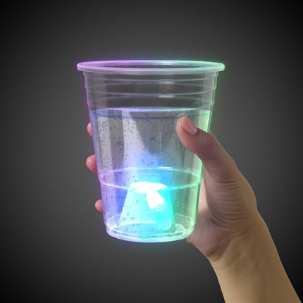 LED 16 Oz Disposable Party Cups - 24 Per Pack