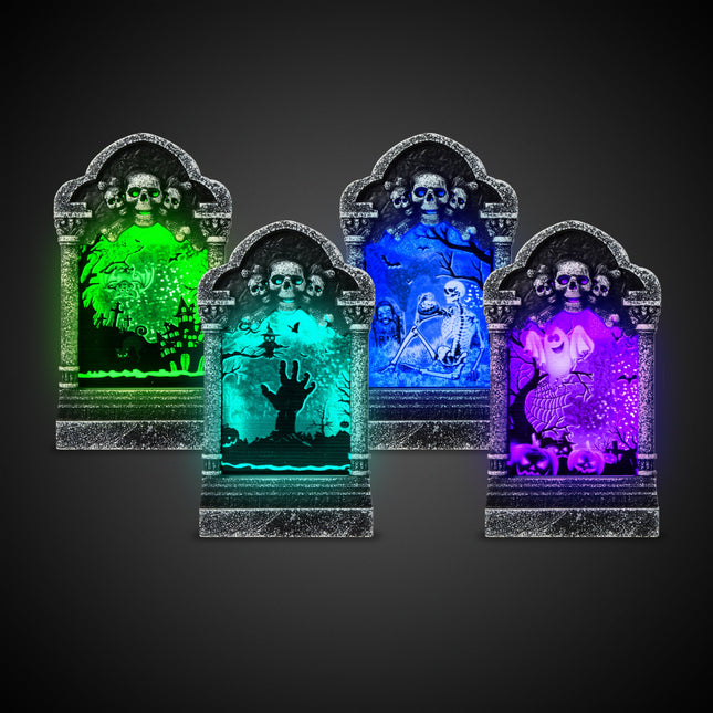 LED 5" Tombstones Retail Counter Display - 12 Per Pack