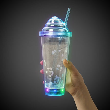 LED Blue Ice Cream 13 oz Tumbler