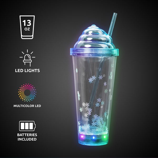 LED Blue Ice Cream 13 oz Tumbler