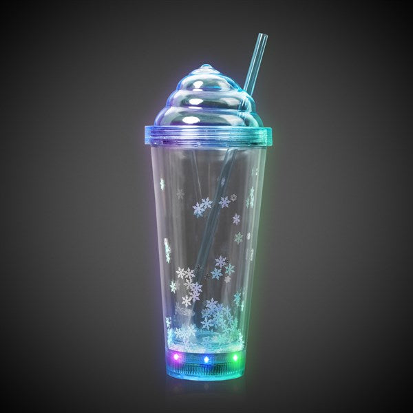LED Blue Ice Cream 13 oz Tumbler