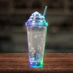 LED Blue Ice Cream 13 oz Tumbler