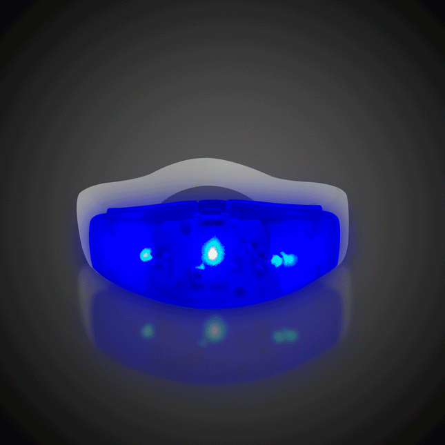 LED Blue Stretchy Bangle Bracelet 