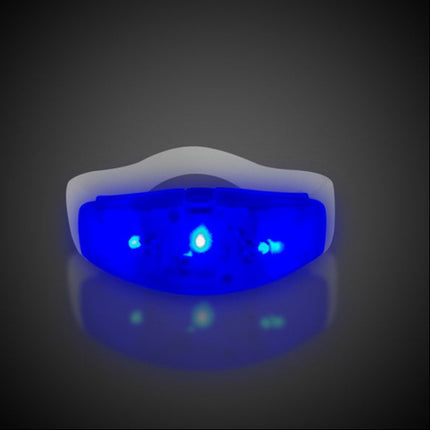 LED Blue Stretchy Bangle Bracelet 