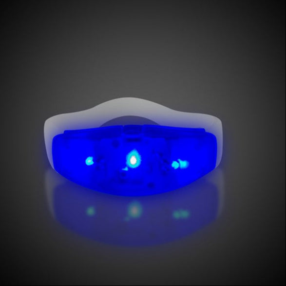 LED Blue Stretchy Bangle Bracelet 