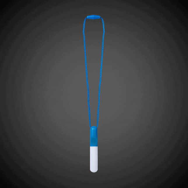 LED Blue Waterproof Light Stick With Lanyard
