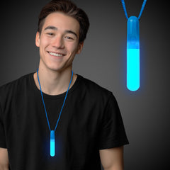 LED Blue Waterproof Light Stick With Lanyard