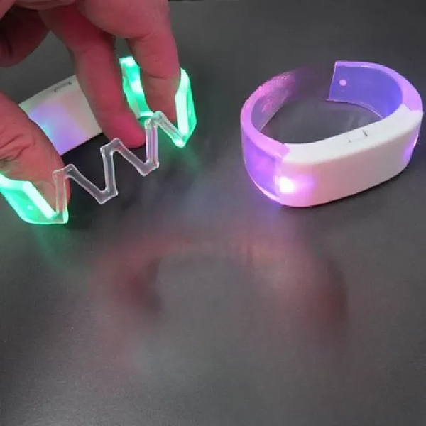 LED Glowing Bangle Bracelets - 5 Mode Multi-Color