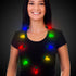 34" LED Christmas Light Bulb Necklace