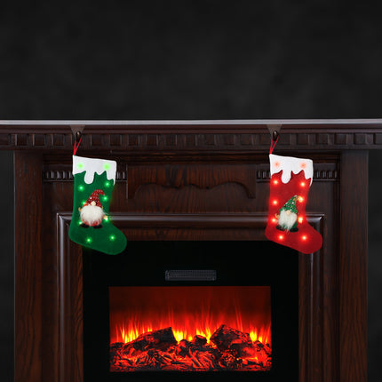 LED Christmas Stockings Retail Display - 24 Per Pack
