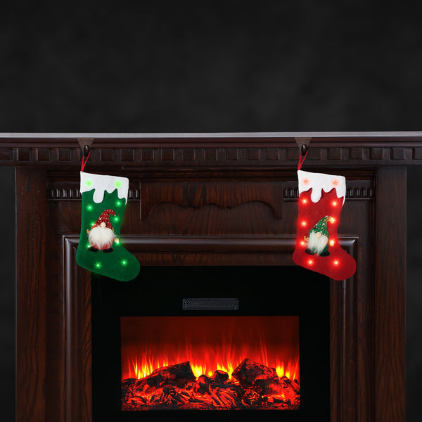 LED Christmas Stockings Retail Display - 24 Per Pack