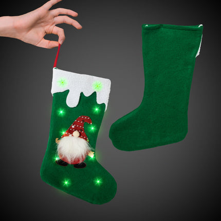 LED Christmas Stockings Retail Display - 24 Per Pack