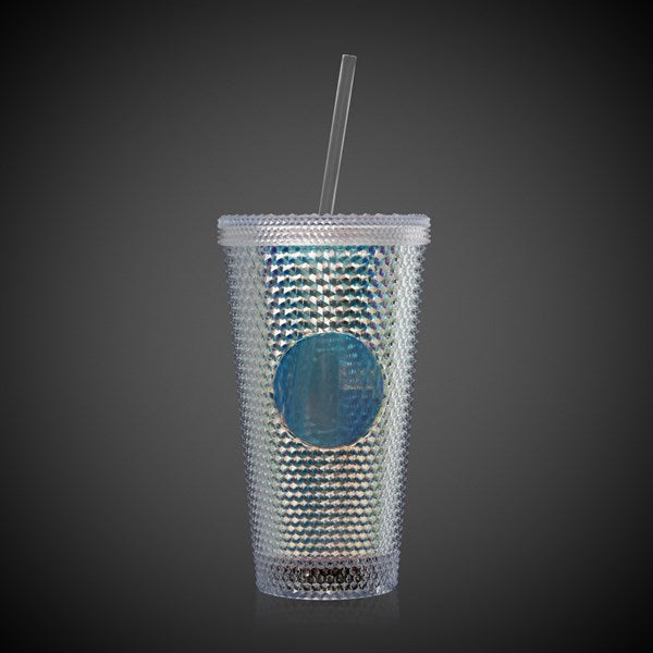 LED Diamond Double Wall 16 oz Tumbler