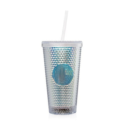 LED Diamond Double Wall 16 oz Tumbler