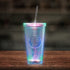 LED Diamond Double Wall 16 oz Tumbler