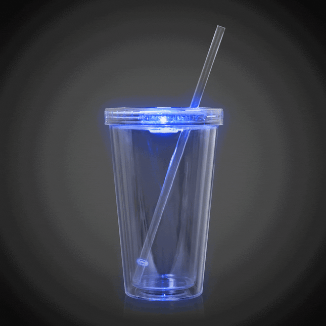 LED Light Up 18 Oz Double Wall Tumbler - Multi Color