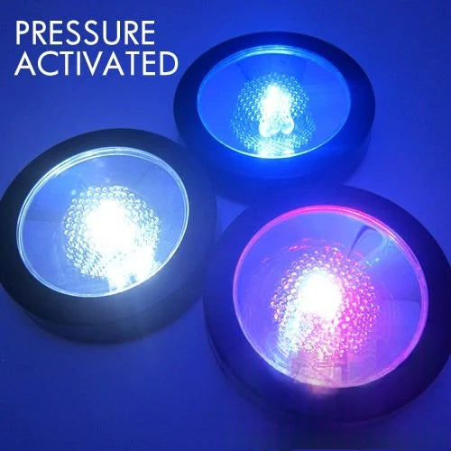 LED Light Up Drink Coasters - Pressure Activated