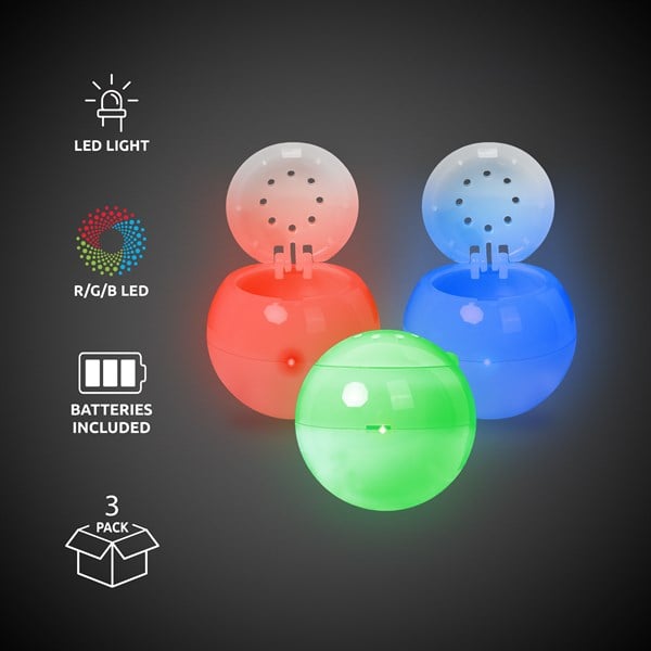 LED Light Up Dry Ice Cube Capsules