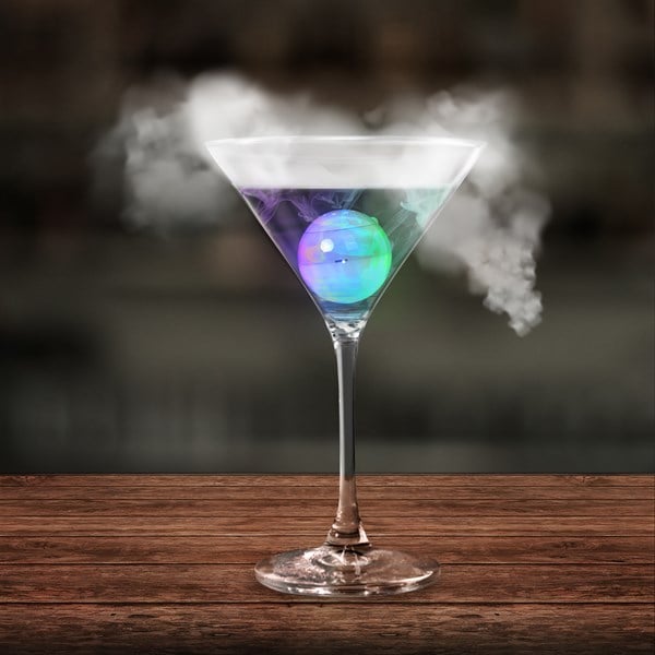 LED Light Up Dry Ice Cube Capsules