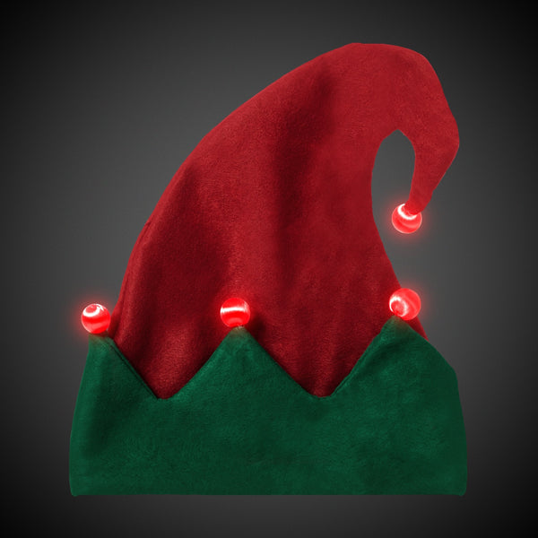 LED Elf Hats Retail Counter Display - 24 Hats Per Pack