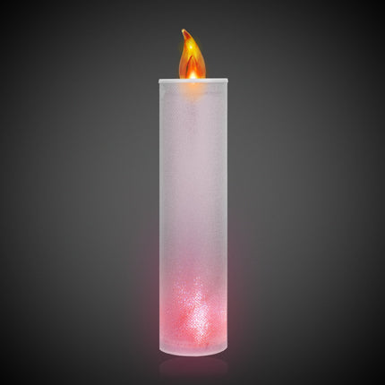 6.5" LED Flameless Multi-Color Glitter Candle
