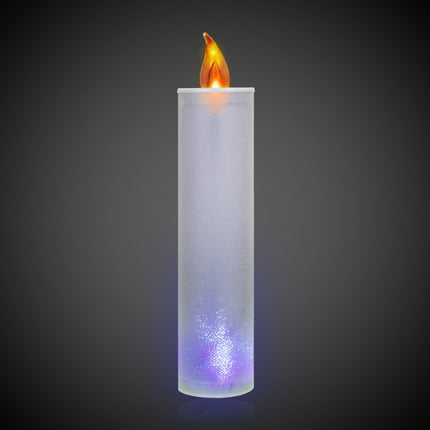 6.5" LED Flameless Multi-Color Glitter Candle