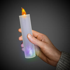 6.5" LED Flameless Multi-Color Glitter Candle