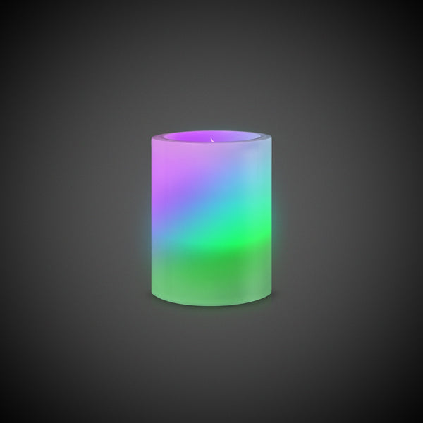 2 ½ Inches LED Flameless Multi-Color Votive Candle