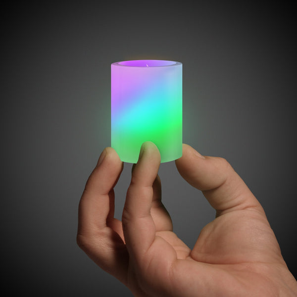 2 ½ Inches LED Flameless Multi-Color Votive Candle