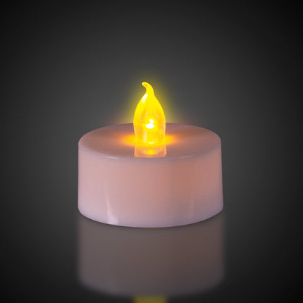 LED Flameless Tea Light Candles - 12 Per Pack
