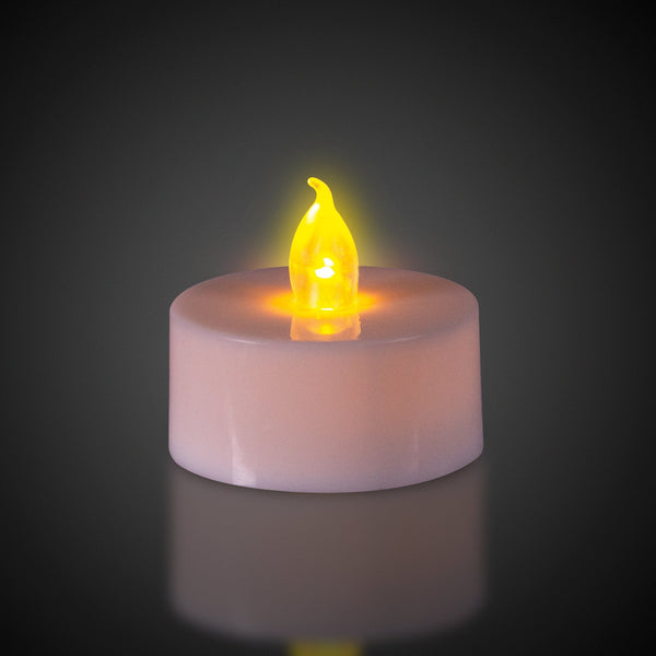 LED Flameless Tea Light Candles - 12 Per Pack