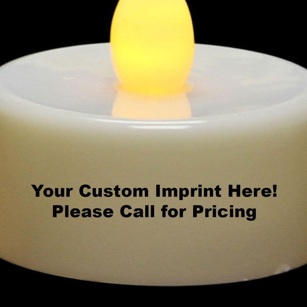 LED Flameless Tea Light Candles - 12 Per Pack