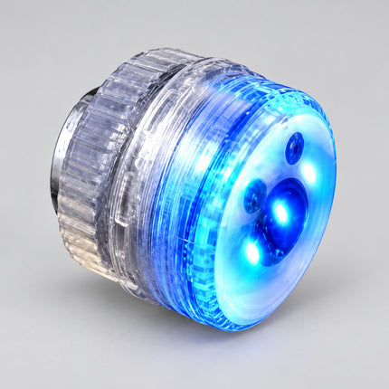 LED flashing button body lights