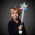 LED Flashing Jumbo Snowflake Wand With Ball