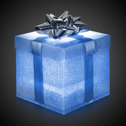 4" x 4" Multi-Colored LED Light Up Gift Box