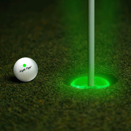 LED Green Golf Cup Rings