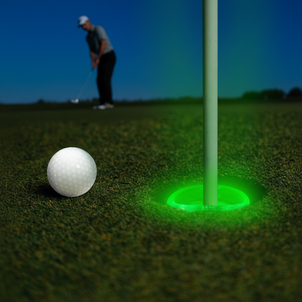 LED Green Golf Cup Rings