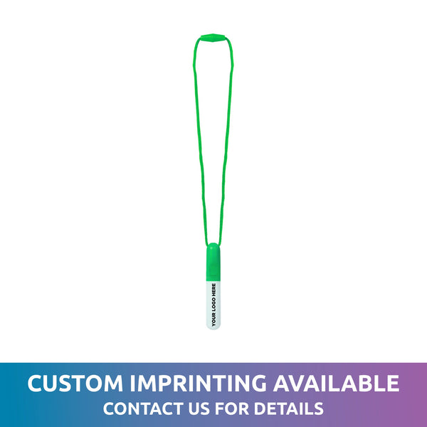 LED Green Waterproof Light Stick With Lanyard