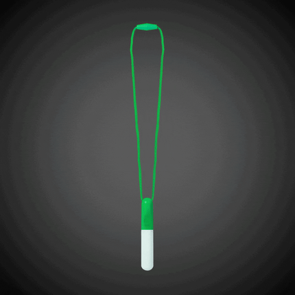 LED Green Waterproof Light Stick With Lanyard