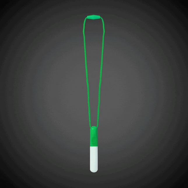 LED Green Waterproof Light Stick With Lanyard