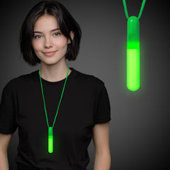 LED Green Waterproof Light Stick With Lanyard