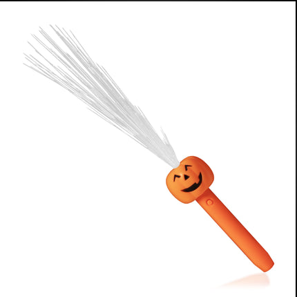 LED Halloween Fiber Optic Wands Retail Counter Display - Assorted 12 Per Pack